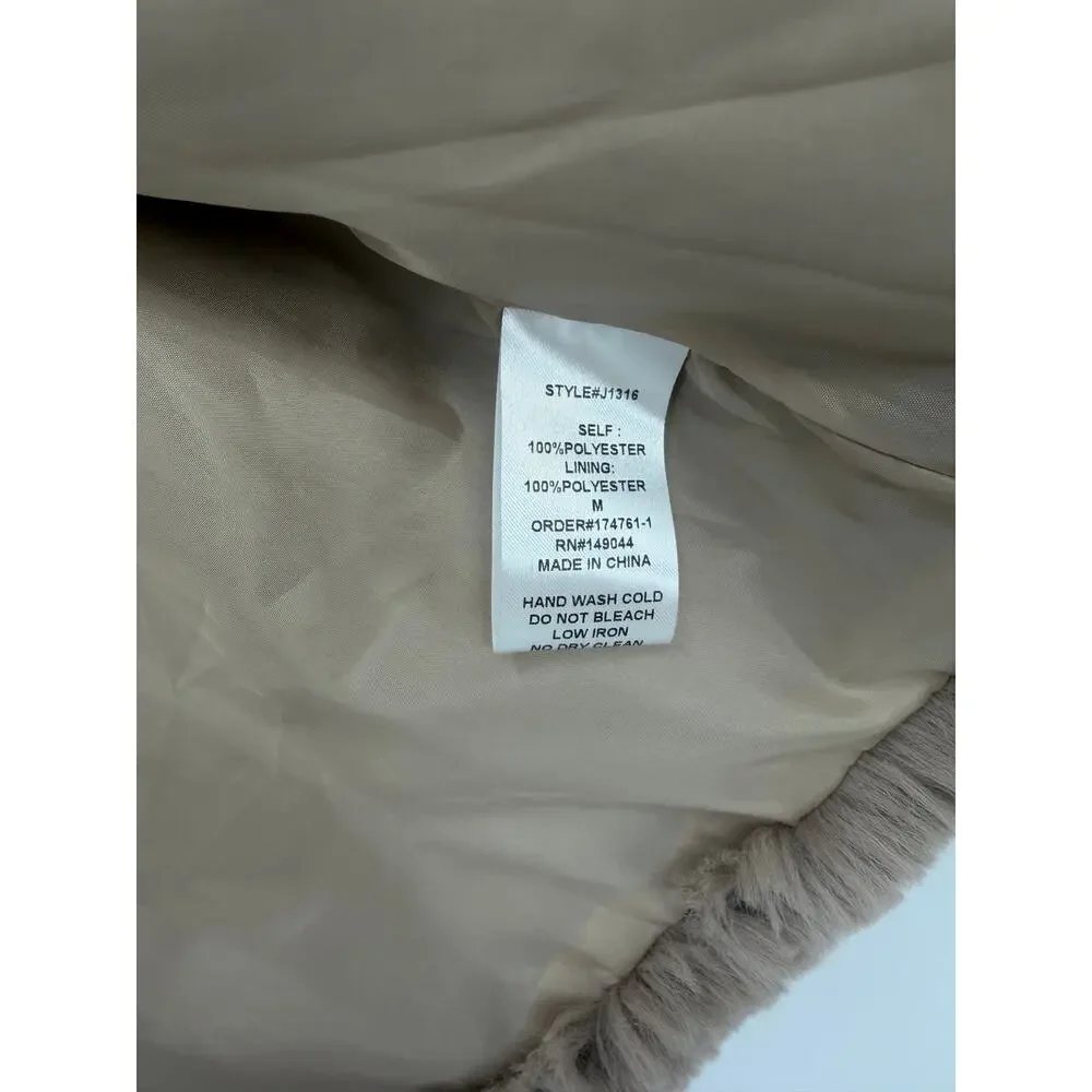 Papaya faux fur